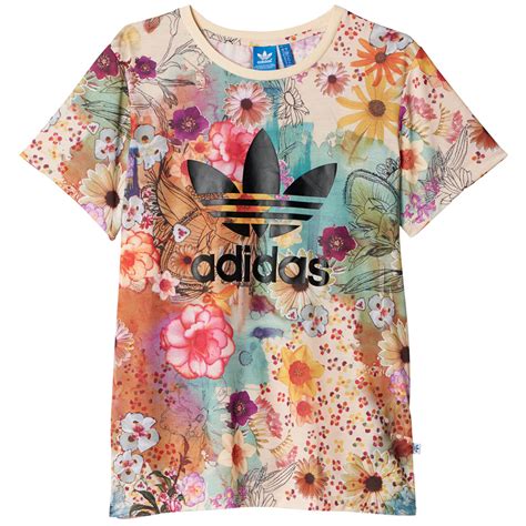 adidas blumen shirt damen|Frauen .